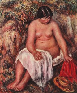 Desnudo con sombrero de paja